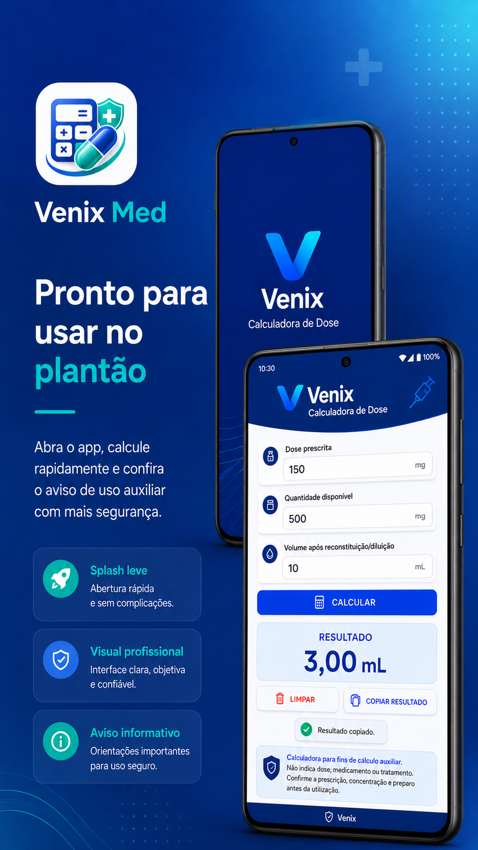 Venix Med - pronto para uso no plantão